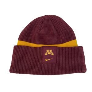 NIKE Minnesota Golden Gophers Hat Cap Knit Beanie One Size NCAA Team Issued